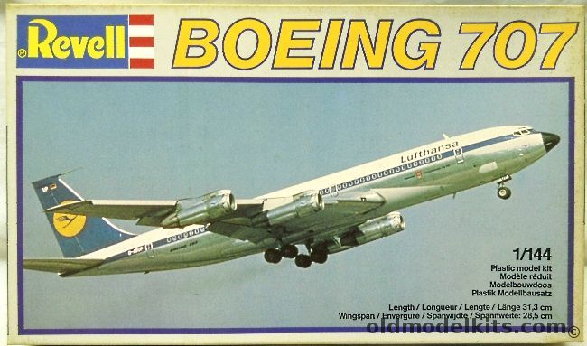 Revell 1/144 Boeing 707 Lufthansa, 4202 plastic model kit
